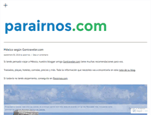 Tablet Screenshot of blog.parairnos.com
